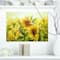 Designart - Bright Yellow Sunny Sunflowers - Floral Painting Canvas
